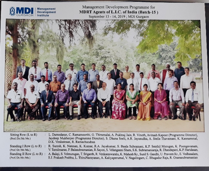 Last day session at Management Development Institute Gurgaon, Delhi