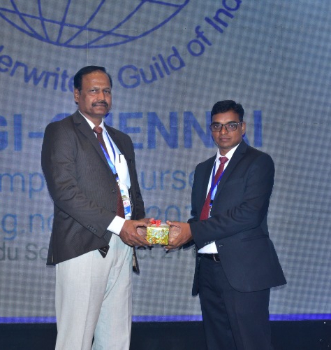 Inviting Mr. Chakarabani Regional Manager LIC of India South Zone