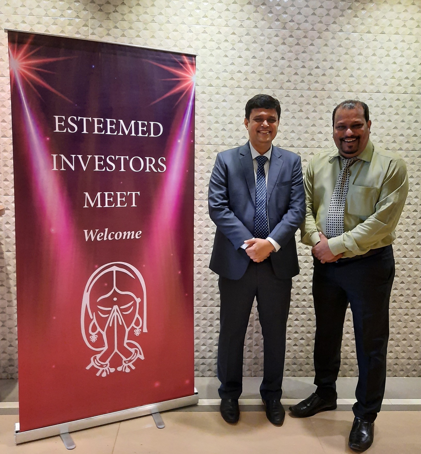 At The Investor Meet with Ranjan Sir in Dec 2019