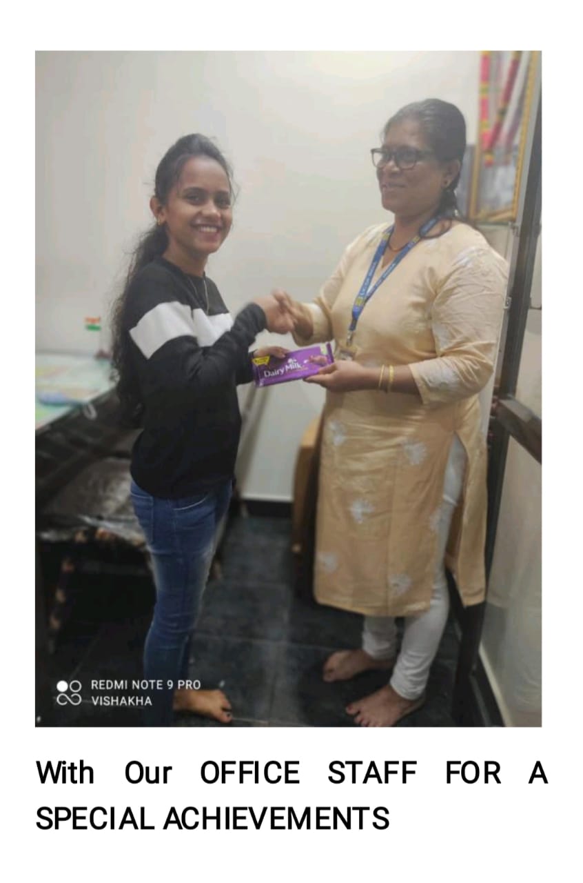 With Our Office Staff for a Special Achievements