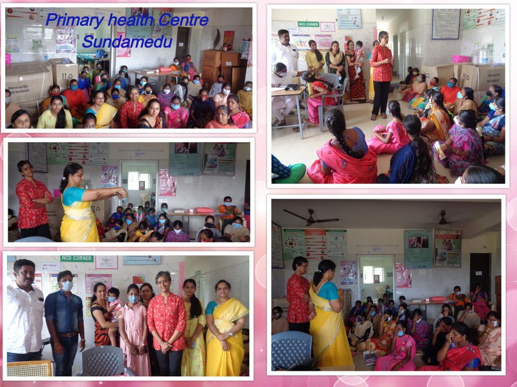 workshop for the pregnant ladies regarding healthy diet and life style