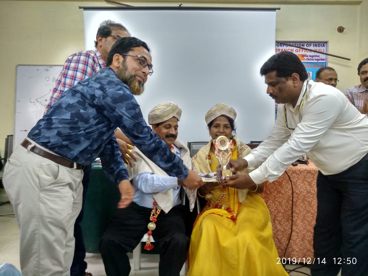 Honored with Family by Branch Manager and SBM for MDRT