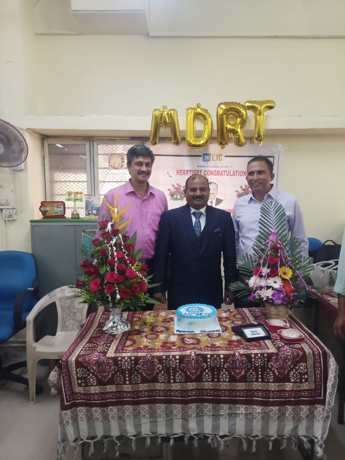 MDRT Celebration With DO Swaroop Davankar  and BM Khandal Sir