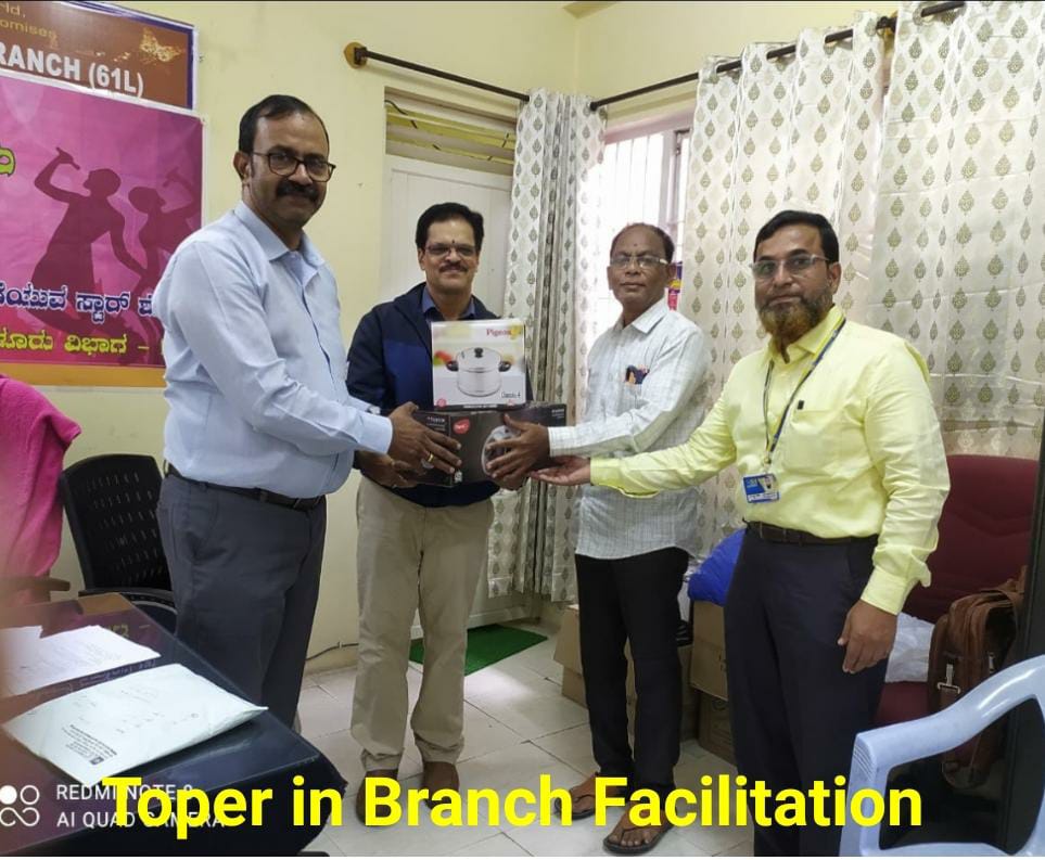 Toper in Branch Felicitation