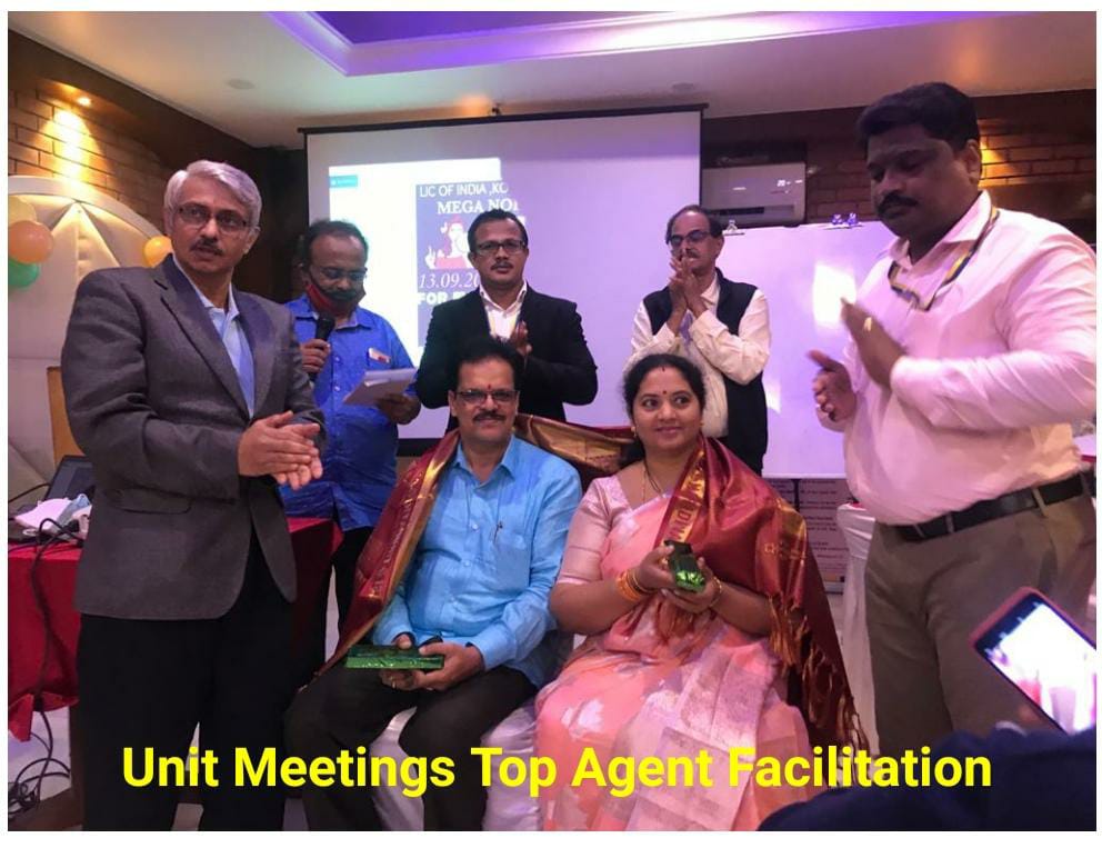 Unit Meetings Top Agent Felicitation