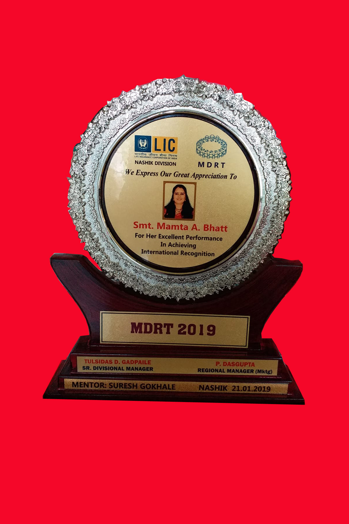 2019 - MOMENTO FOR MDRT(USA) 2019