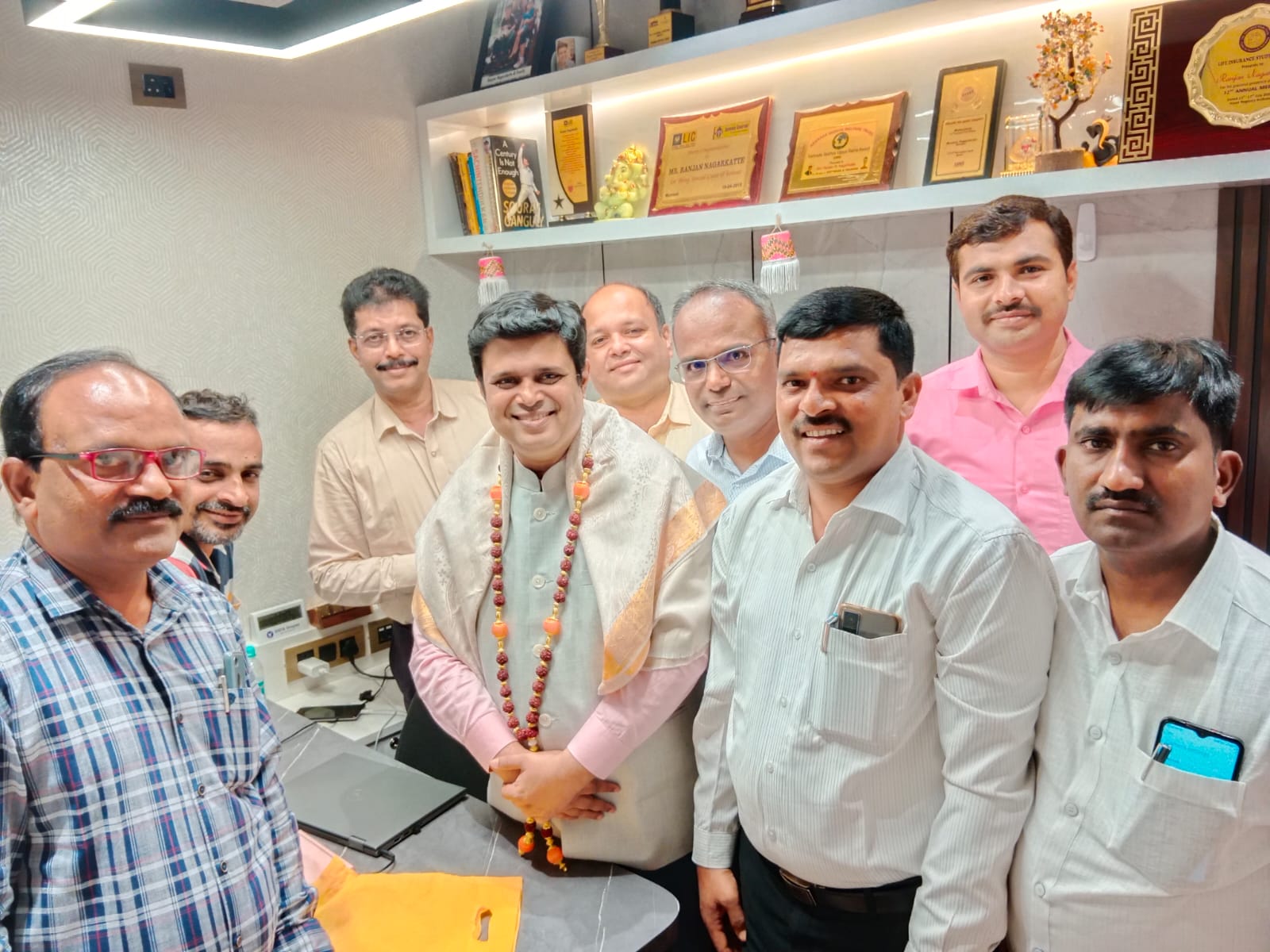 Ranjan Nagarkatte office visit in Mumbai