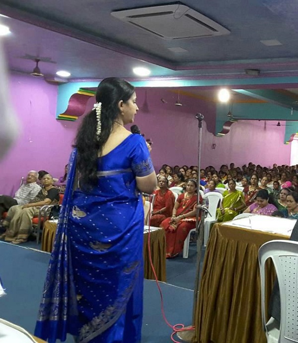 Organised and addressed a special Programme for Ladies on the eve of Womansday 2016