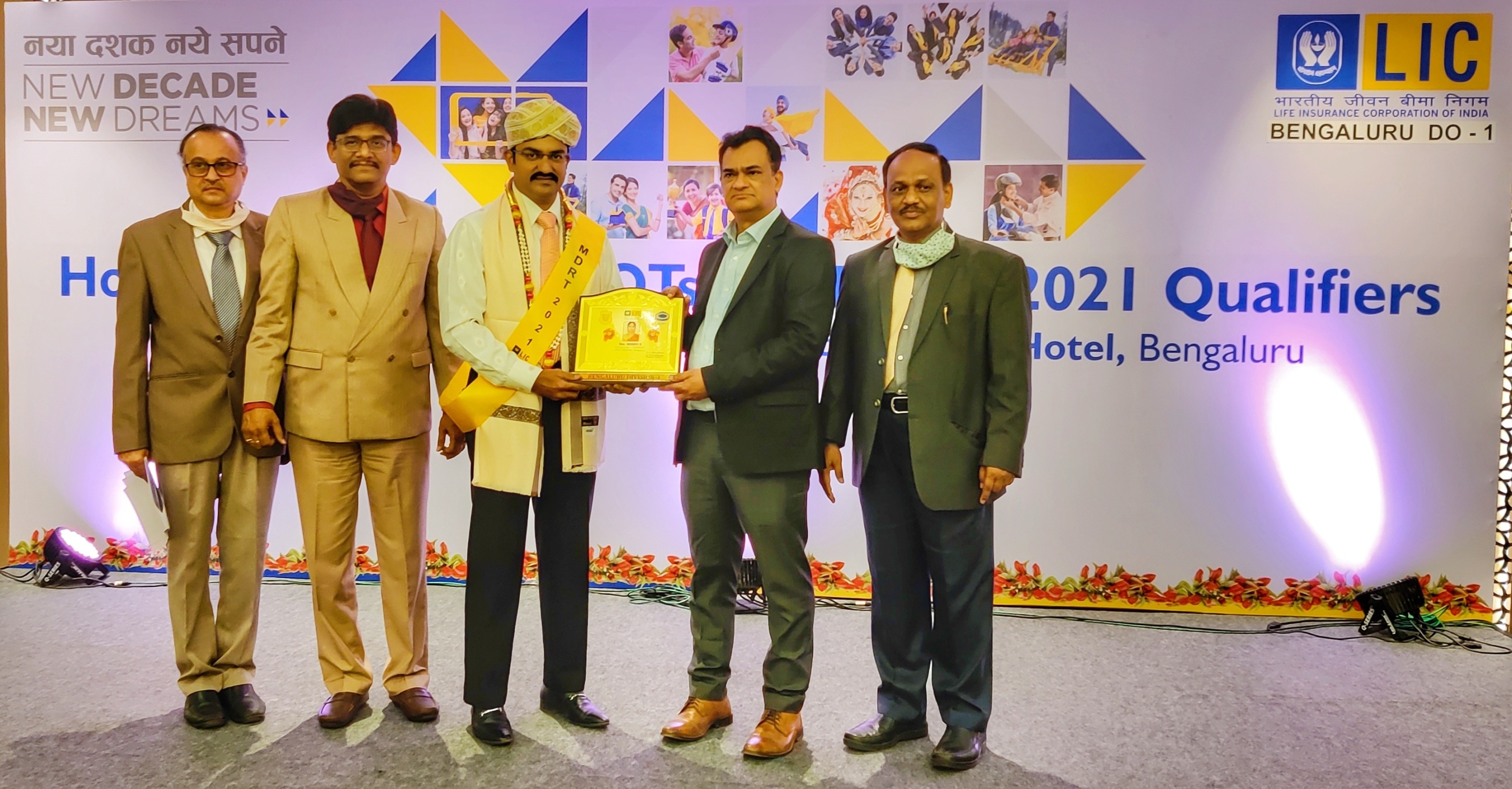 Honoured by Regional Manager With SDM & MM sir at Courtyard by Marriott