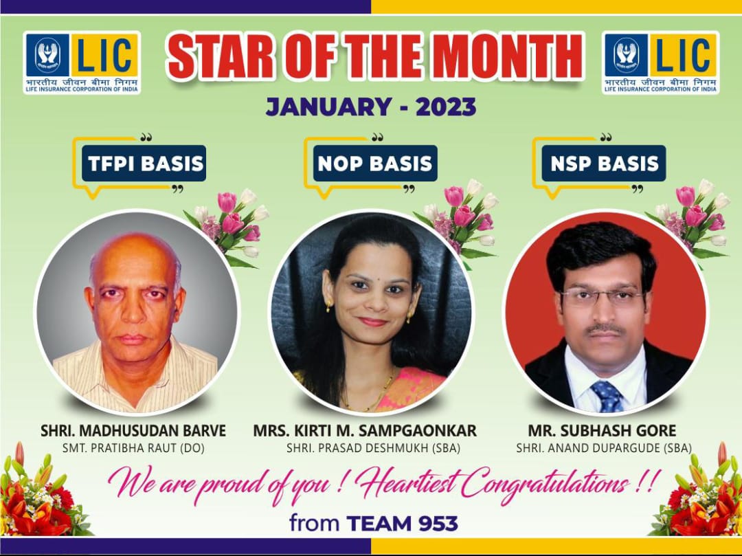 Star of the Month - Jan 2023