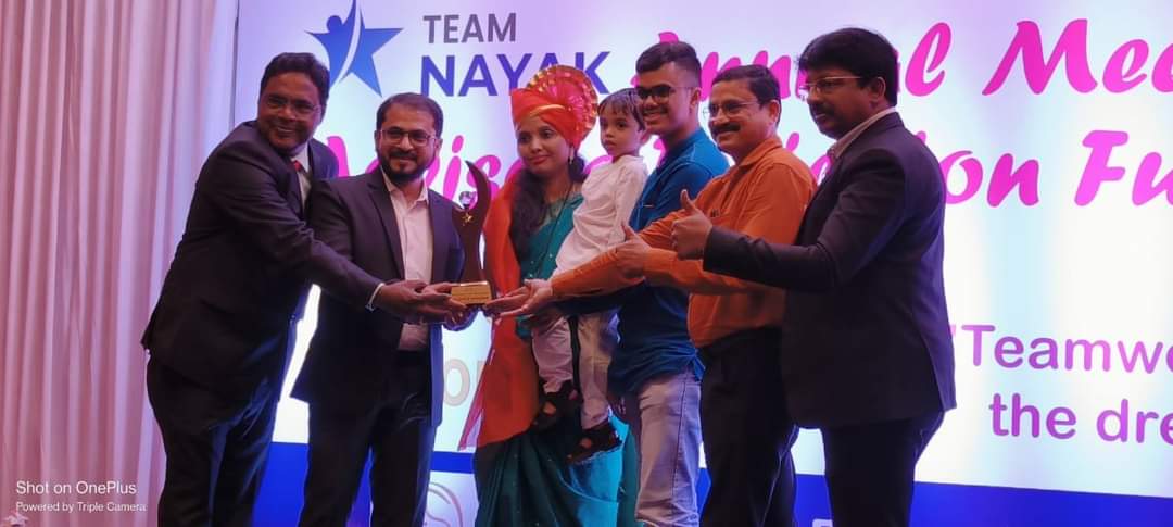 Feliciated  by Star Health & Allied Insurance co. Ltd.  Sales Manager Mr. Suresh Nayak sir  & Top Management of Dombivali Division office for Exceptional Performance...