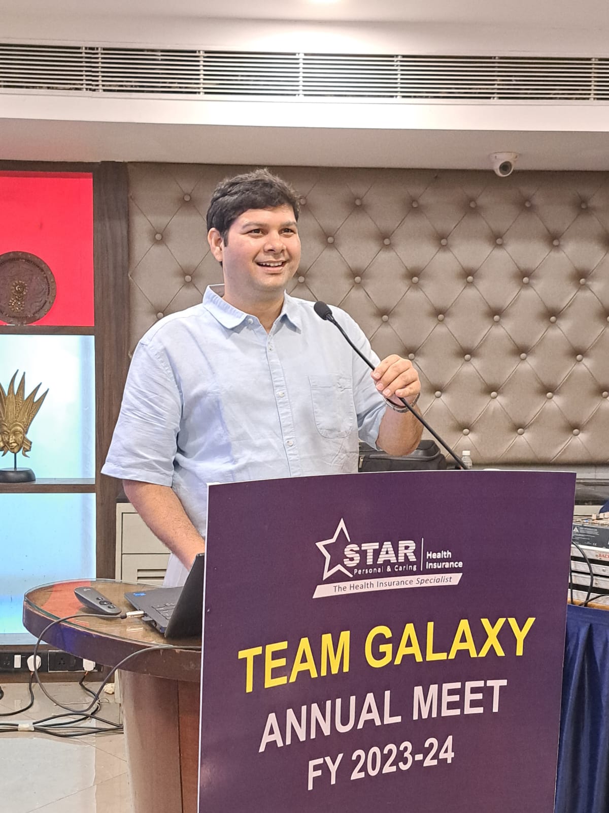 Addressing Galaxy Annual Meet 2023-24