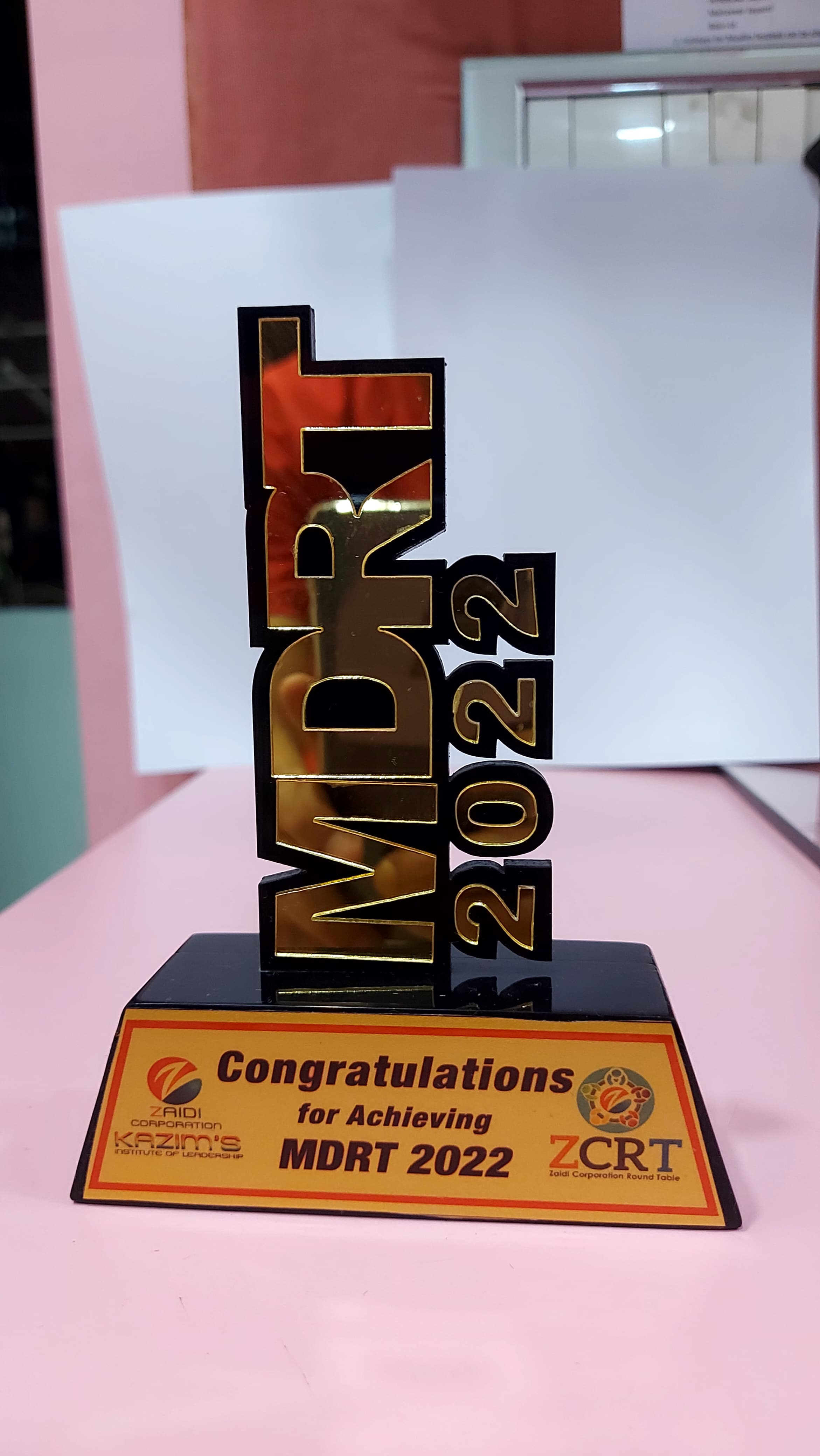 Trophy For MDRT 2022