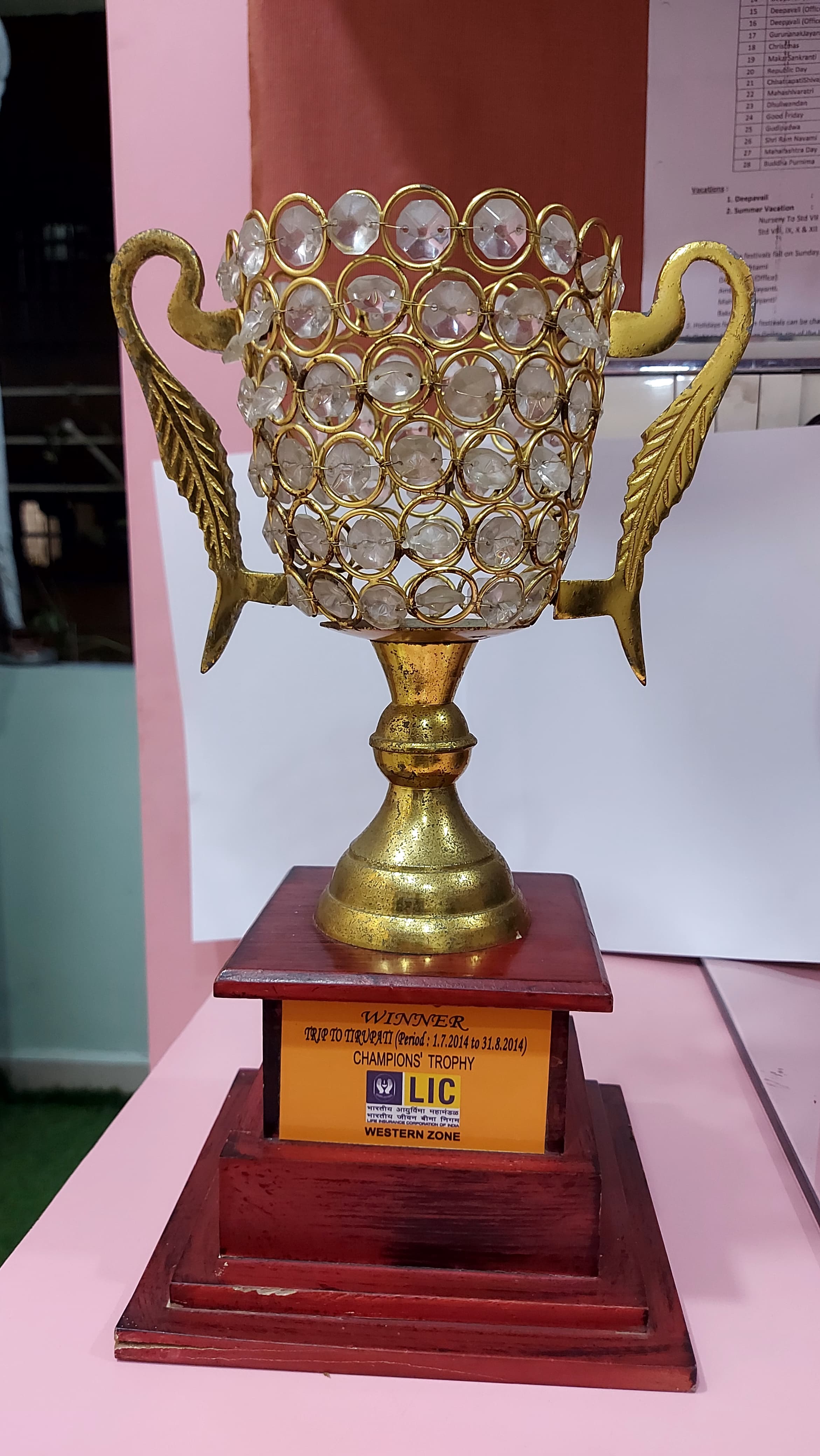 Trophy For Champions Trophy