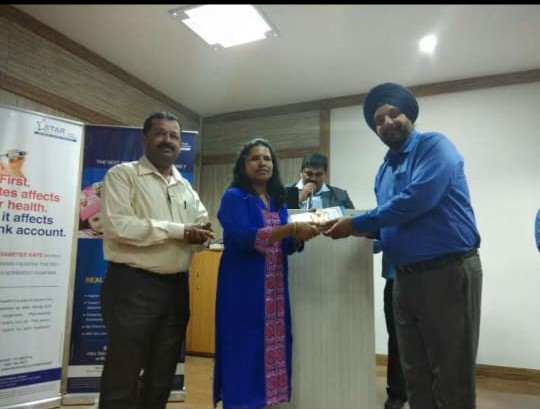 Honored for Best Performance