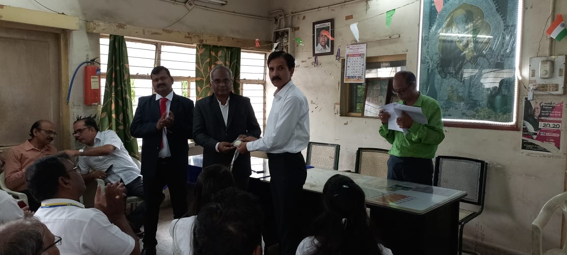 Felicitated By Sr. Divisional Manager in Aug 2023