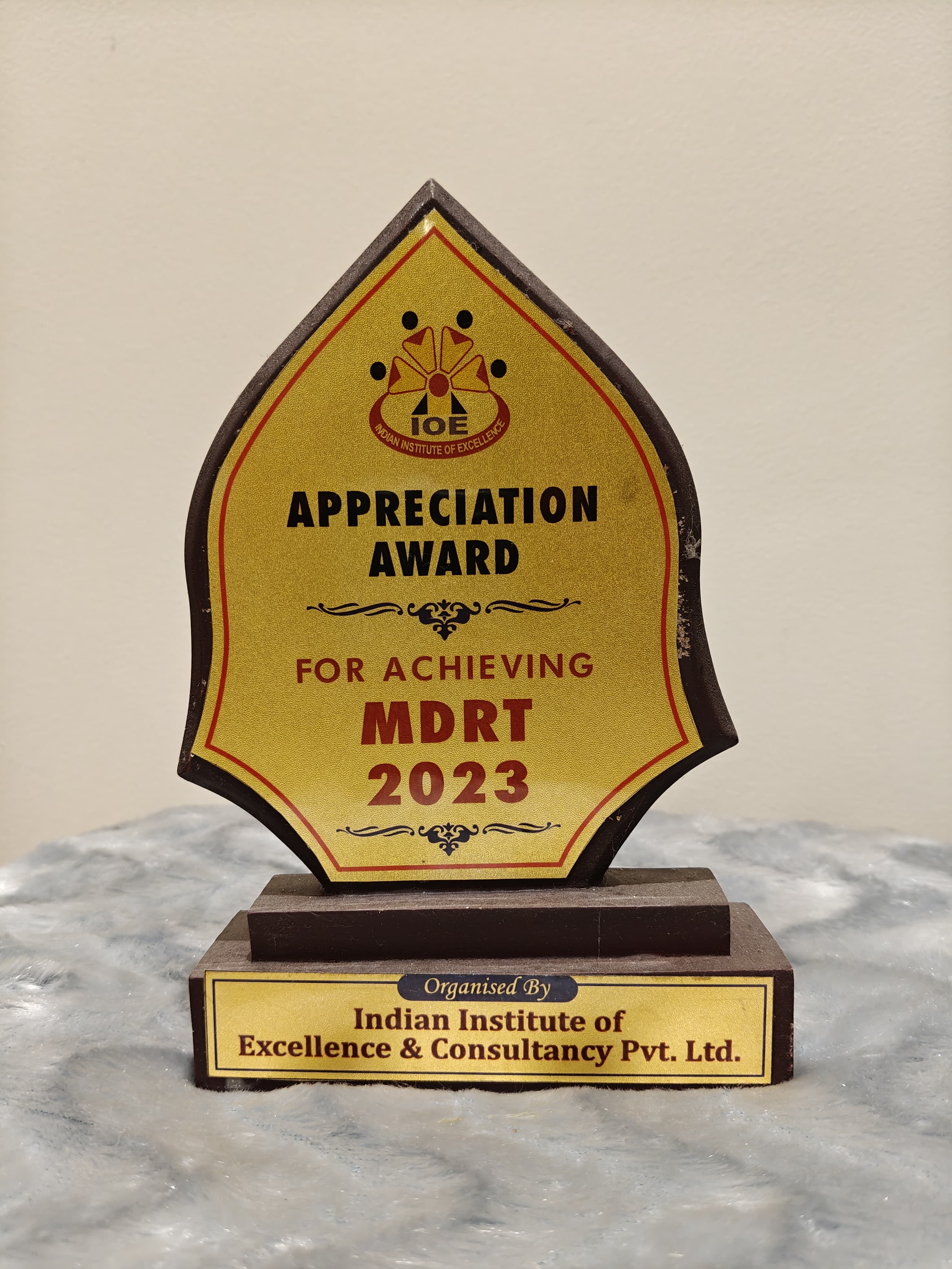 Appreciation Award for Achieving MDRT 2023