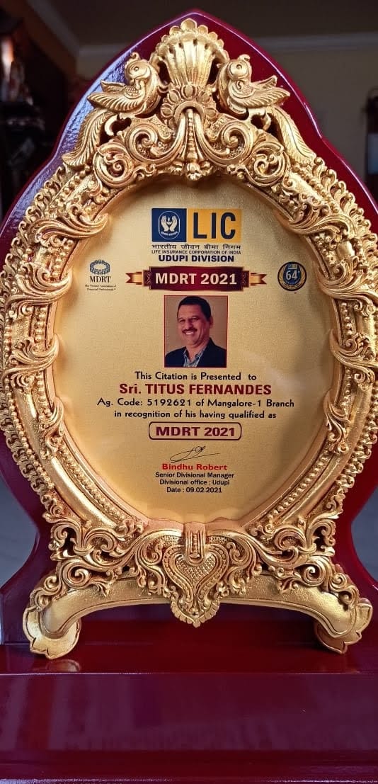 Trophy For MDRT 2021