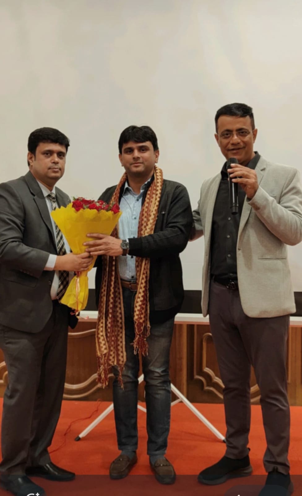 Felicitated by Shri Nagarkate Sir @ Tuli Imperial Nagpur