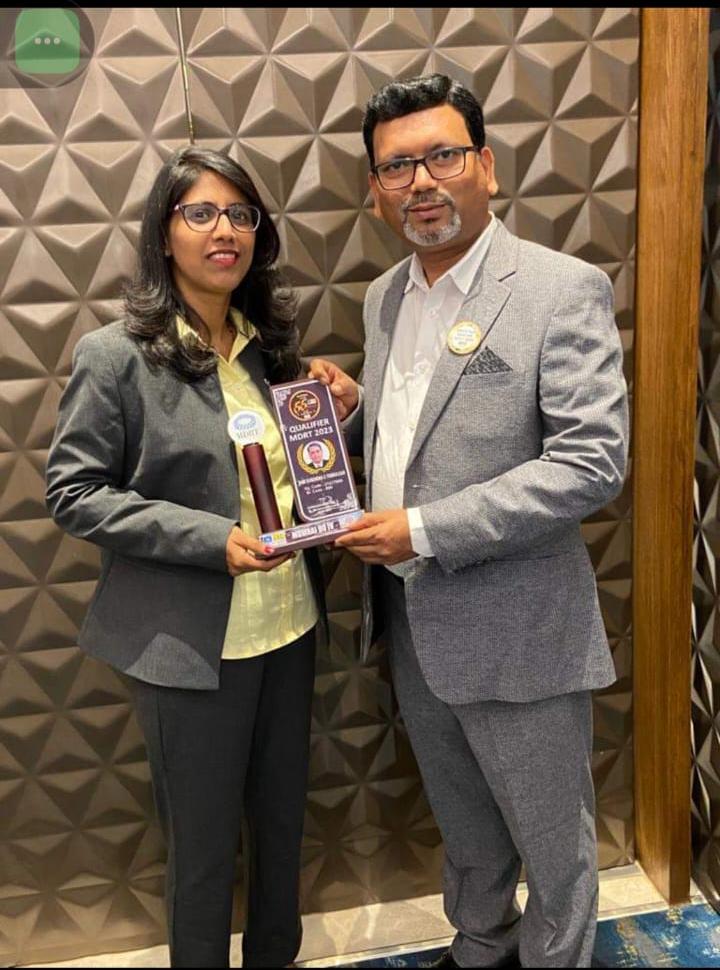 Awarded Trophy for Remarkable Achievement
