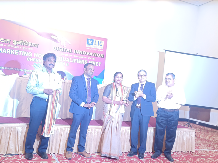 Honored for Best Performance