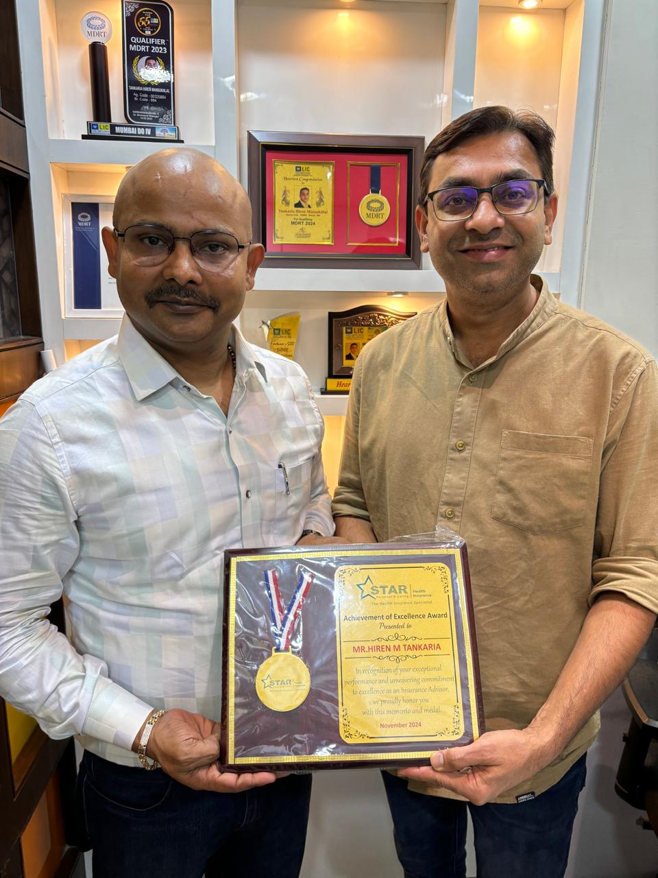 Achievement  of Excellent Award