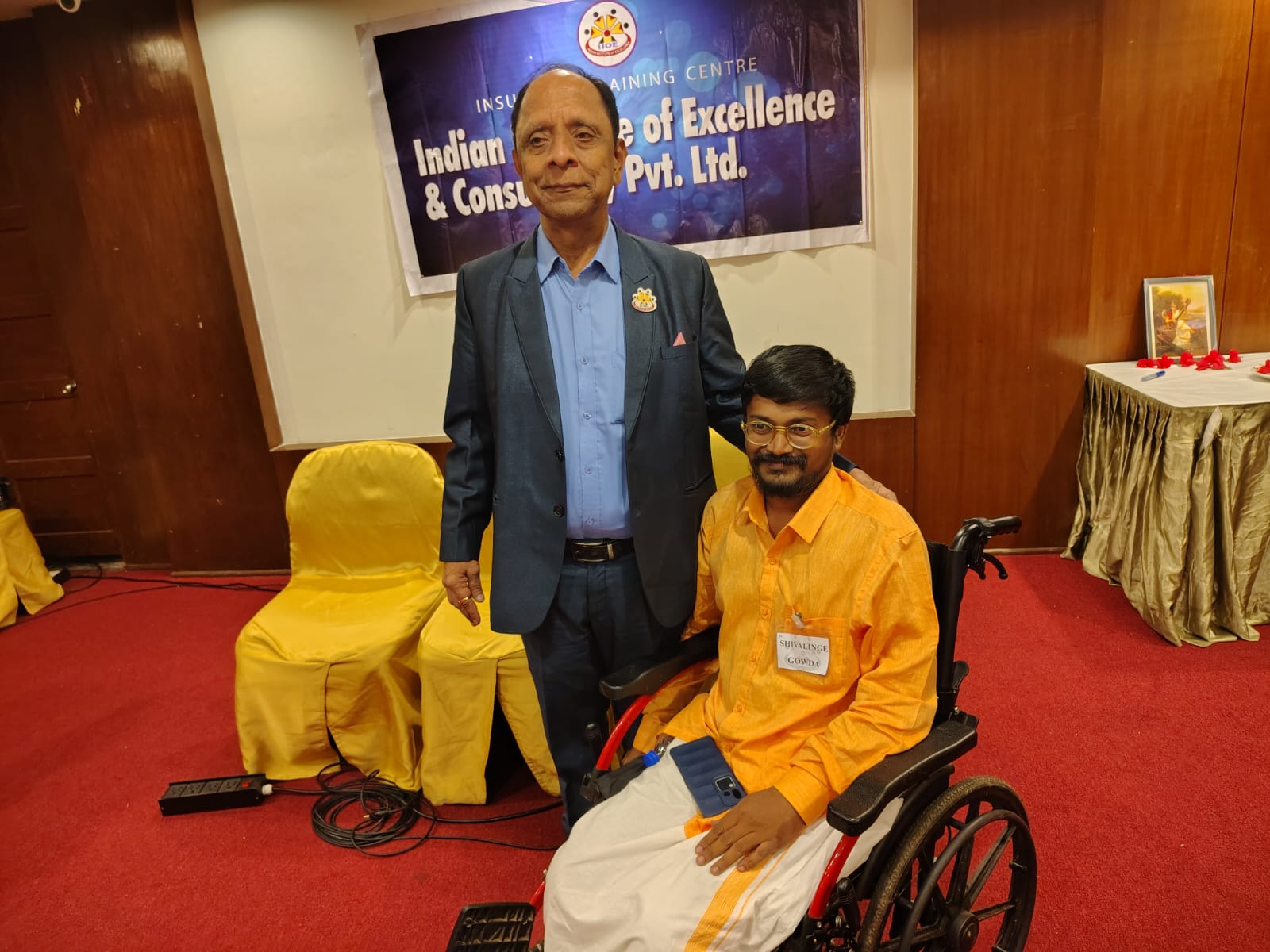 With Deepak Joshi Sir at Bengaluru Session