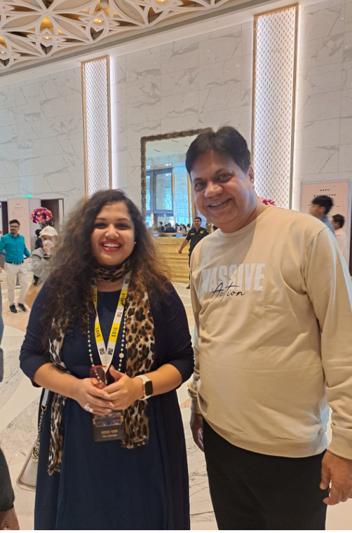 Moment Shared with honourable Himani a well-known Life Coach | Motivational Speaker | Corporate Trainer | Counsellor and founder of Himani's Happiness Hub