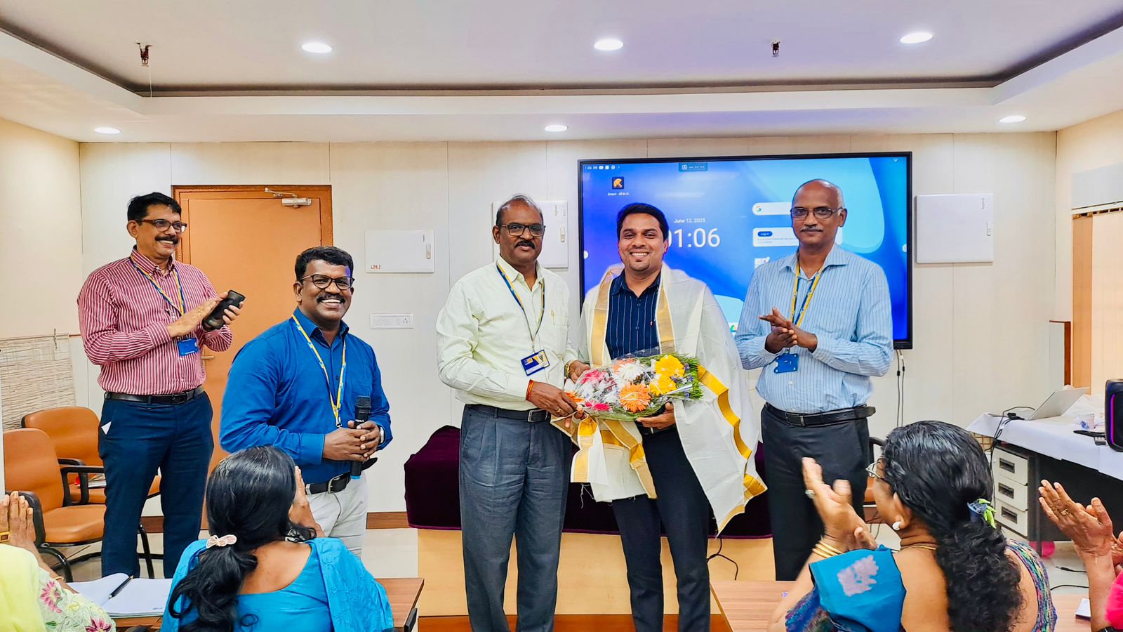 Honoured by Respected SDM Sri Premkumar Sir