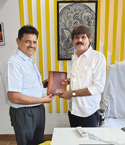 New Year 2025 Diary Given to HNI Customer Mr. Pradip Badade