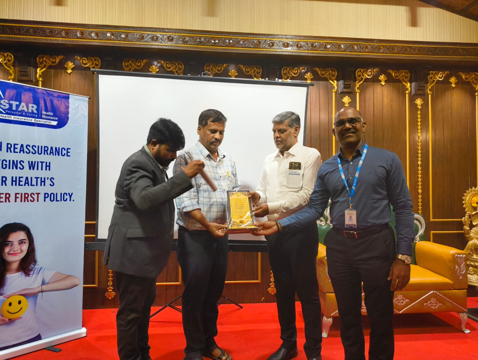 Honored for Best Performance
