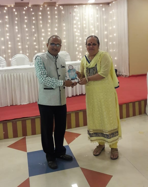 Samruddhi Club Felicitated me for Best Performance