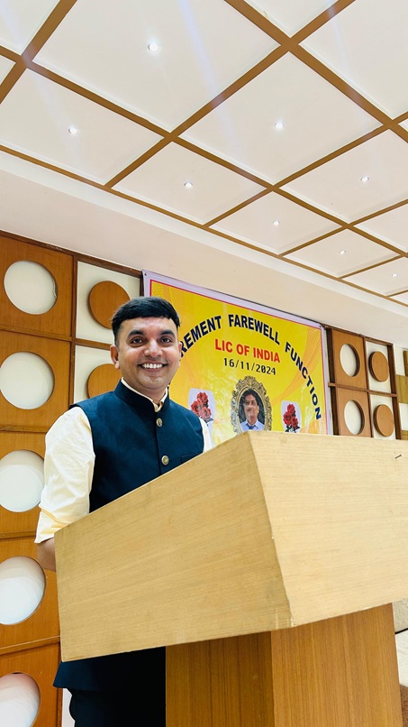 Addressing in Farewell Function