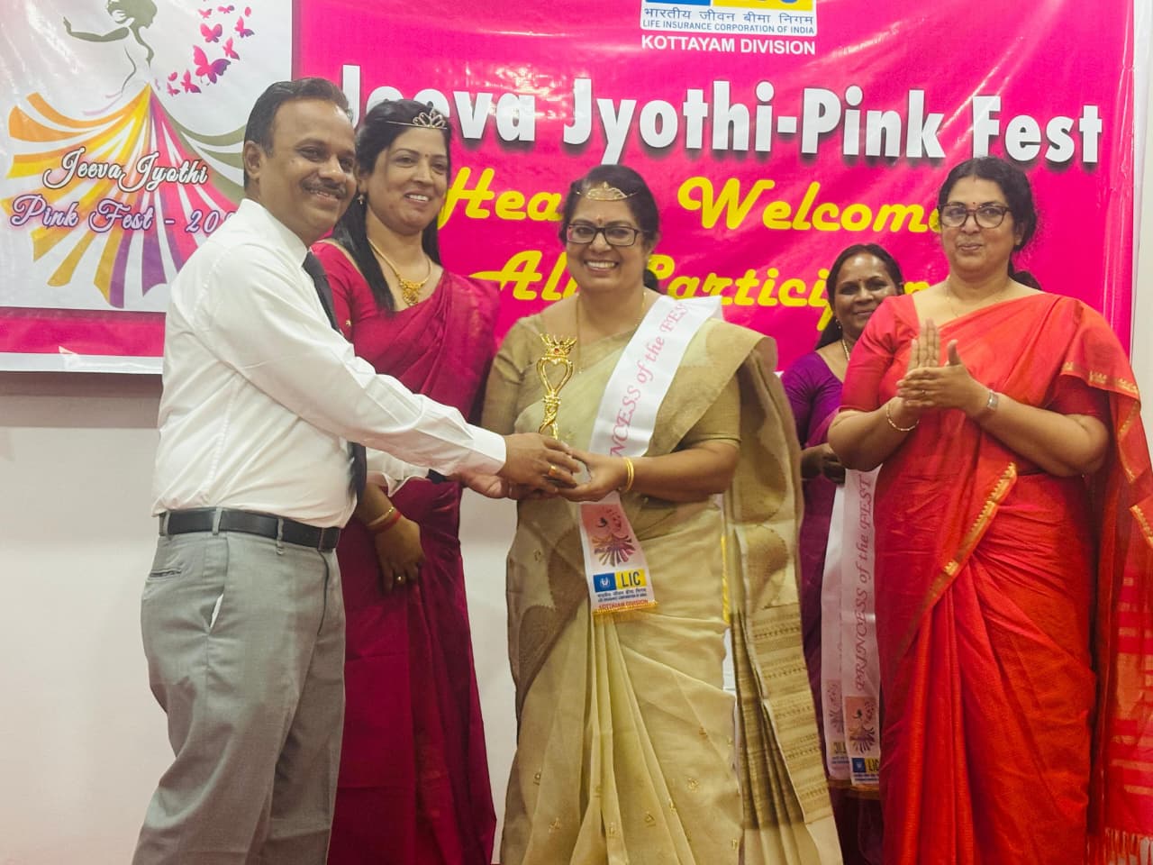 Honoured by Kottayam Division SDM Bijumon Sir and MM Bindu Madam