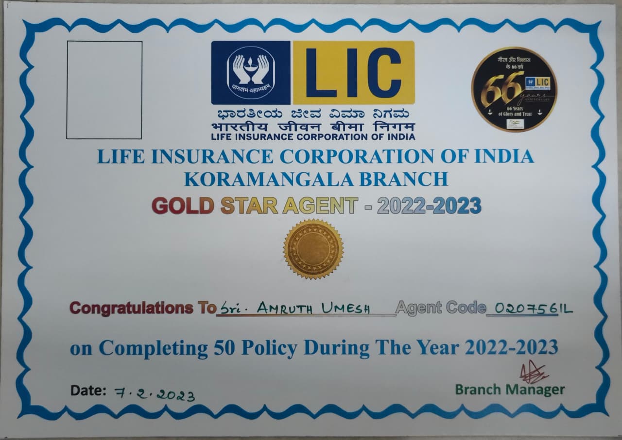 Gold Star Agent 2022-23