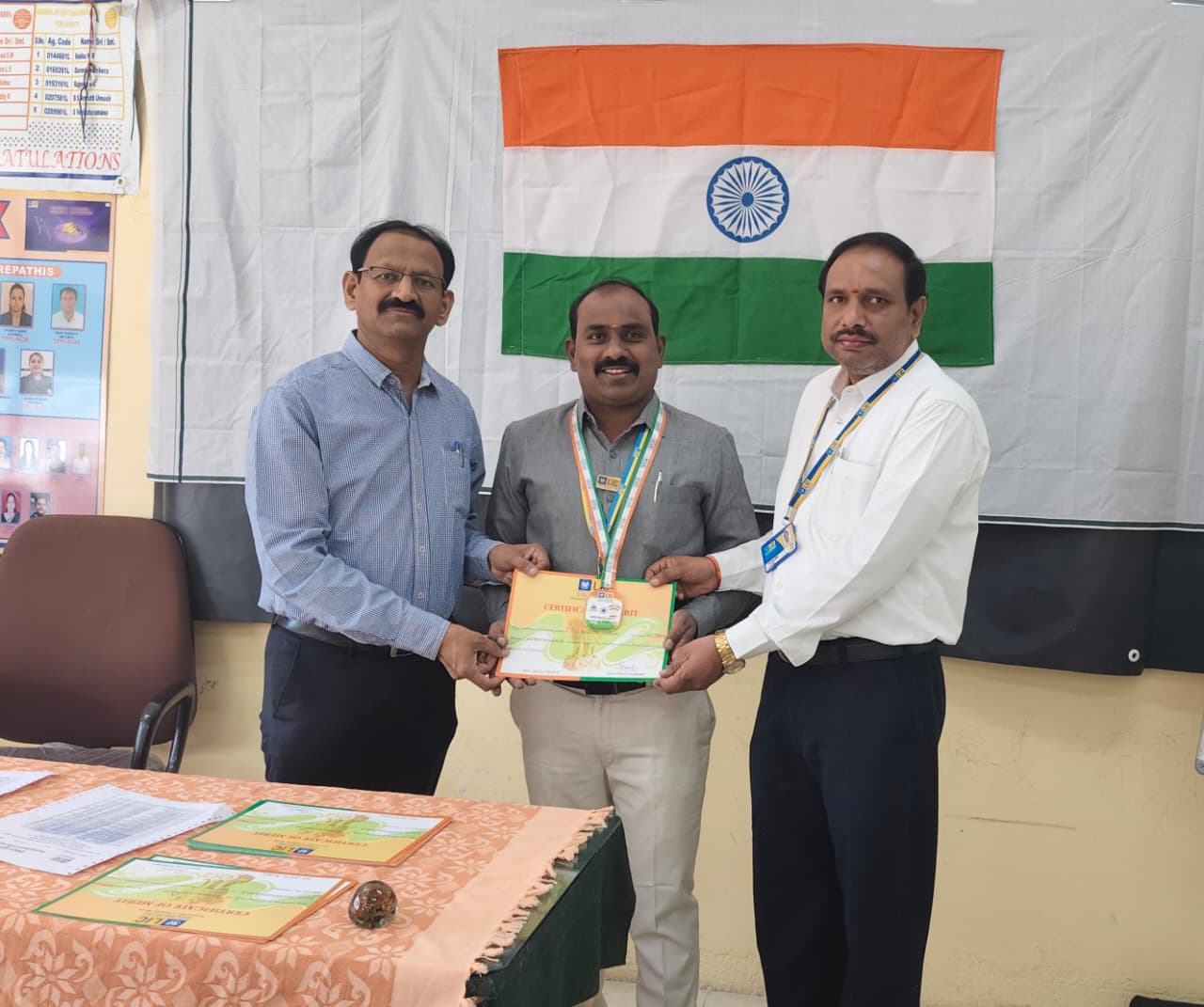 Honored for Best Performance