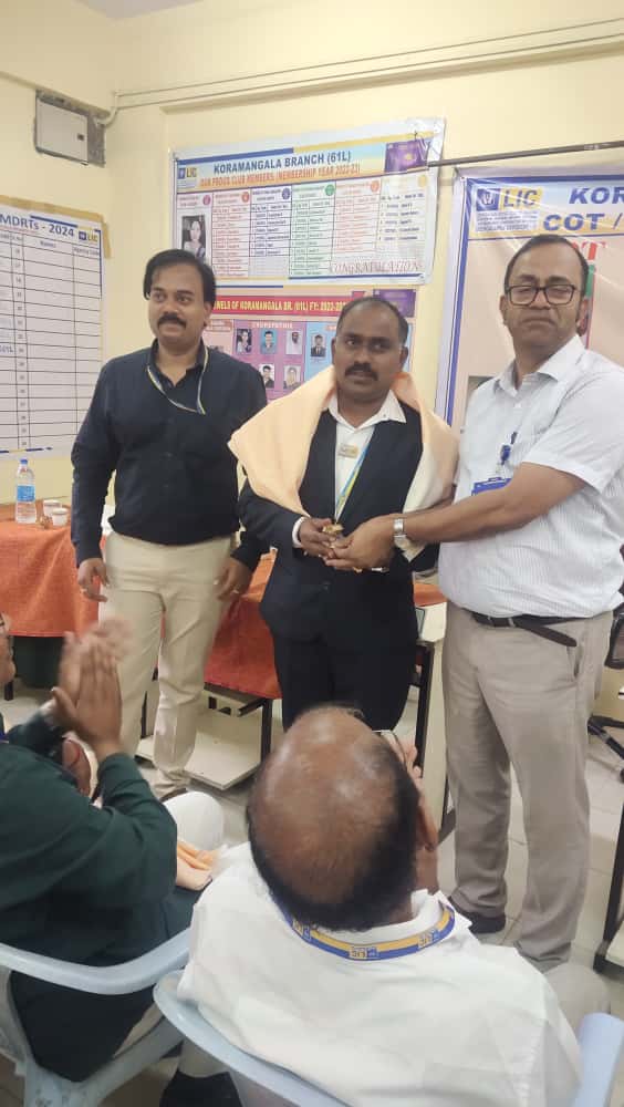 Honored for Best Performance