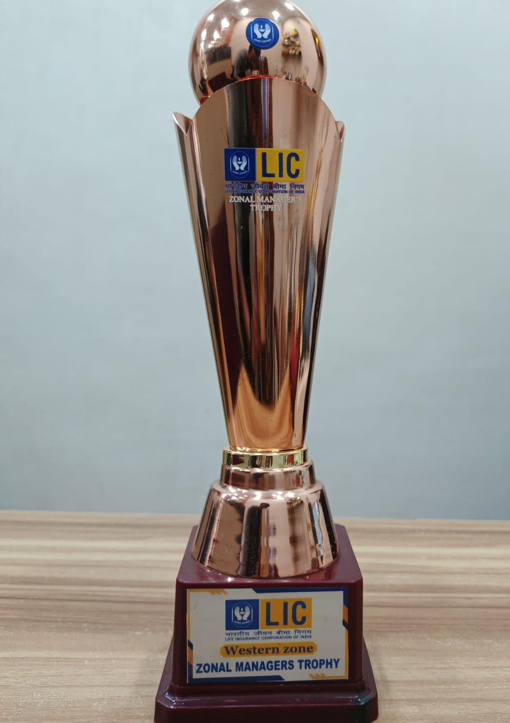 LIC-ZONAL MANAGER TROPHY