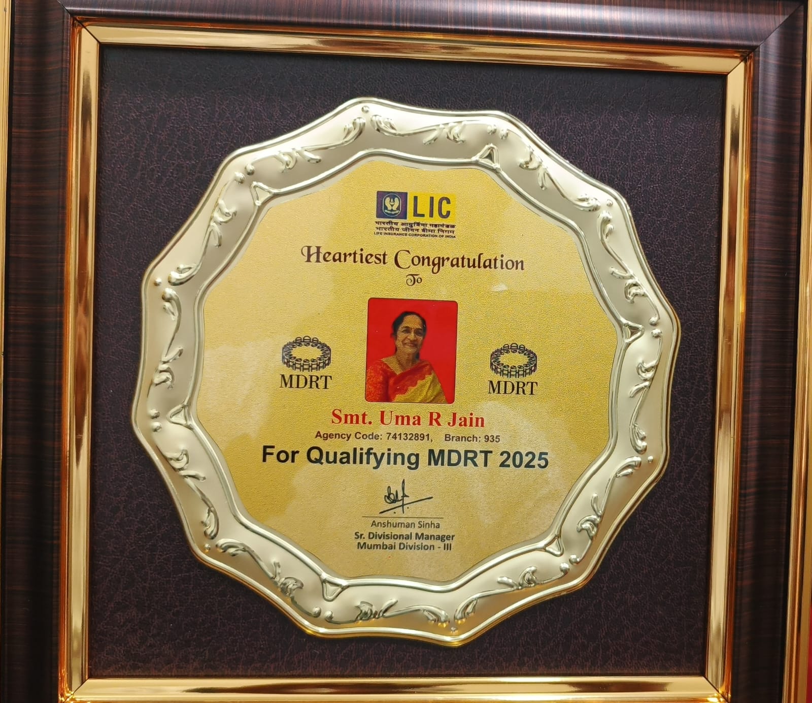 MDRT-2025 Felicitation