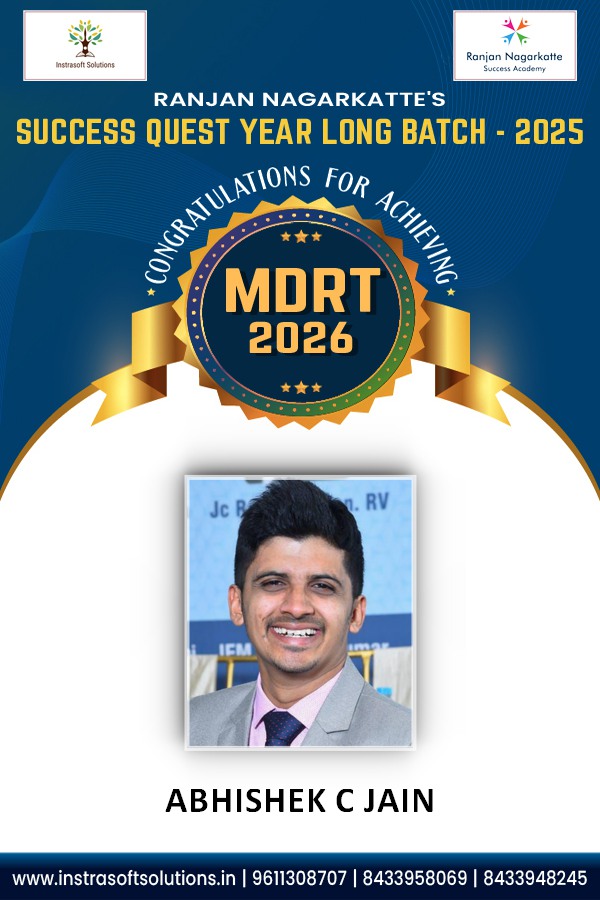 ABHISHEK C JAIN-MDRT