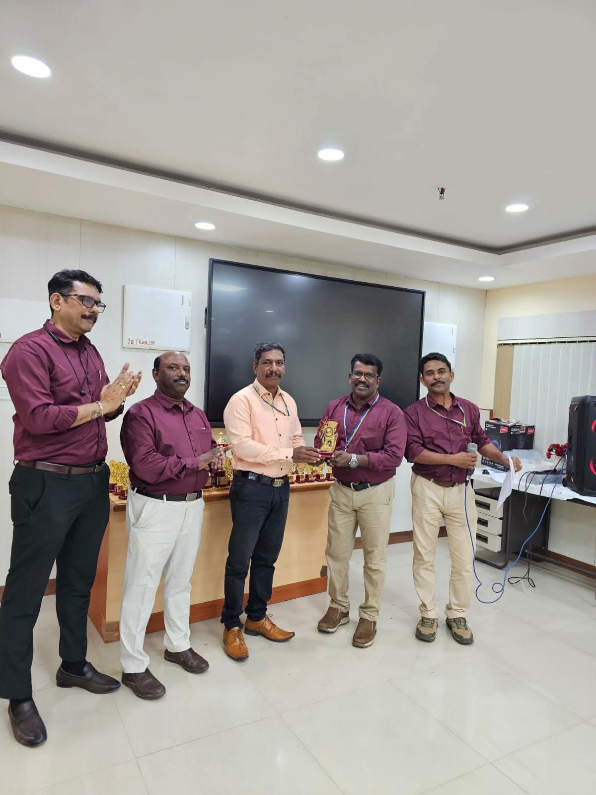 Honored by SBM’s Mr. Sreekumar Sir