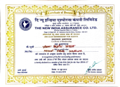 REGIONAL CLUB MEMBER OF NEW INDIA ASSURANCE - 2016-17