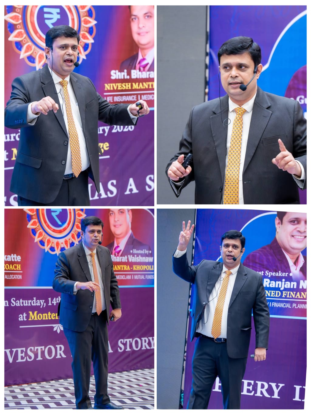 FULLY IMMERSED AND PURPOSE-DRIVEN, RANJAN NAGARKATTE SPOKE AT THE INVESTORS’ MEET ON 14TH FEB, HOSTED BY BHARAT VAISHNAW JI. GRATEFUL FOR THE CAPTURED MOMENTS