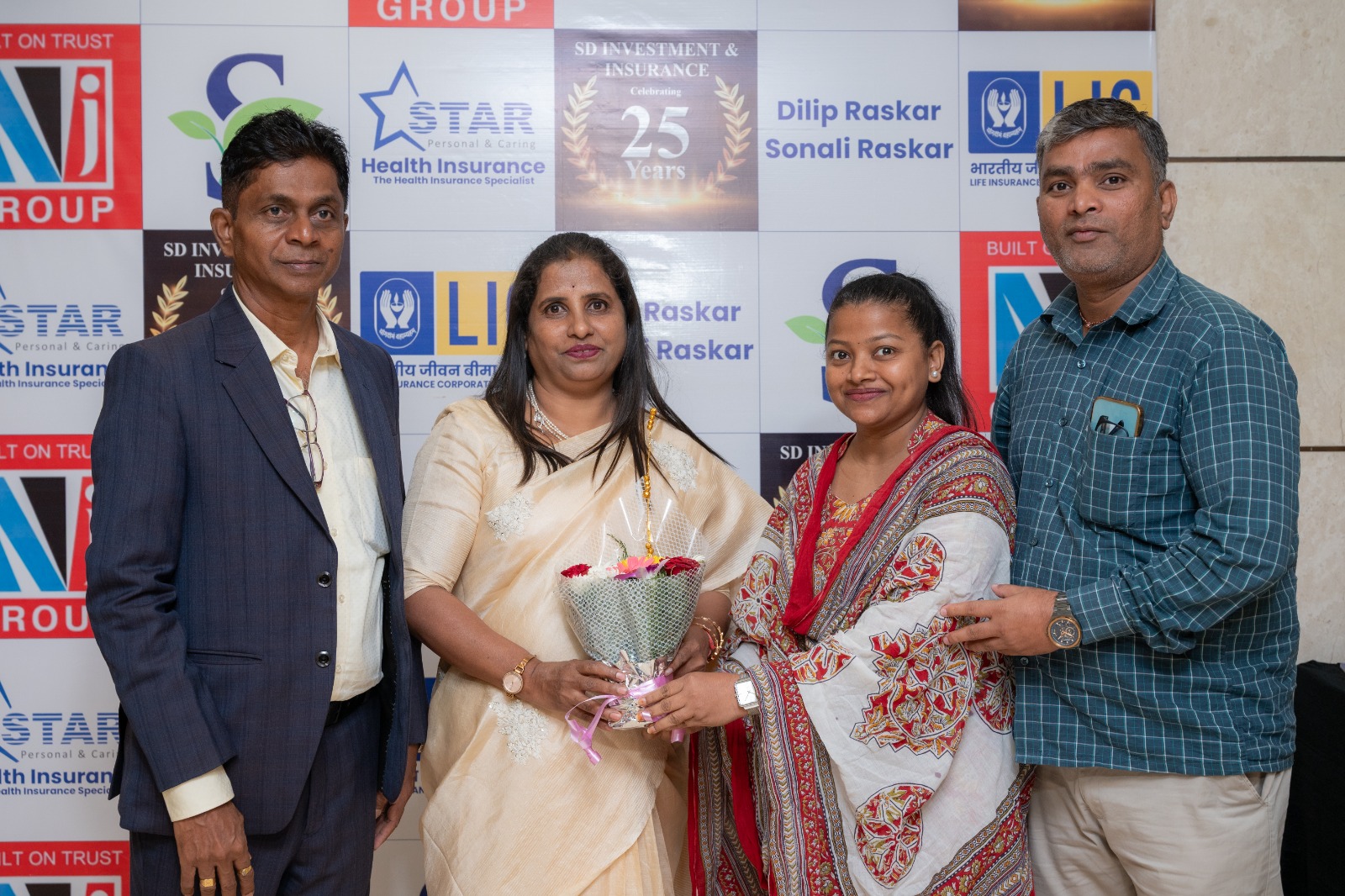 Mr. & Mrs. Vaibhav Bagade, best wishes on celebrating the 25th year.