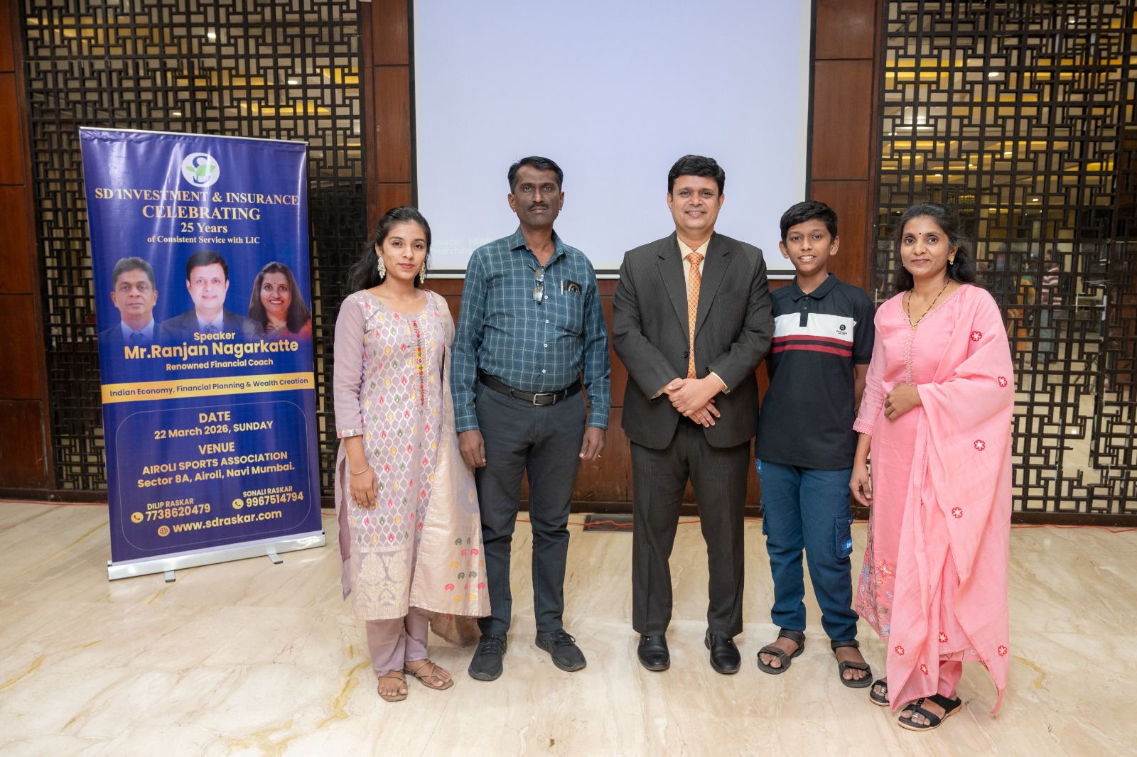 Mr. Sunil Gole  & Mrs. Varsha Gole his Son Daughter