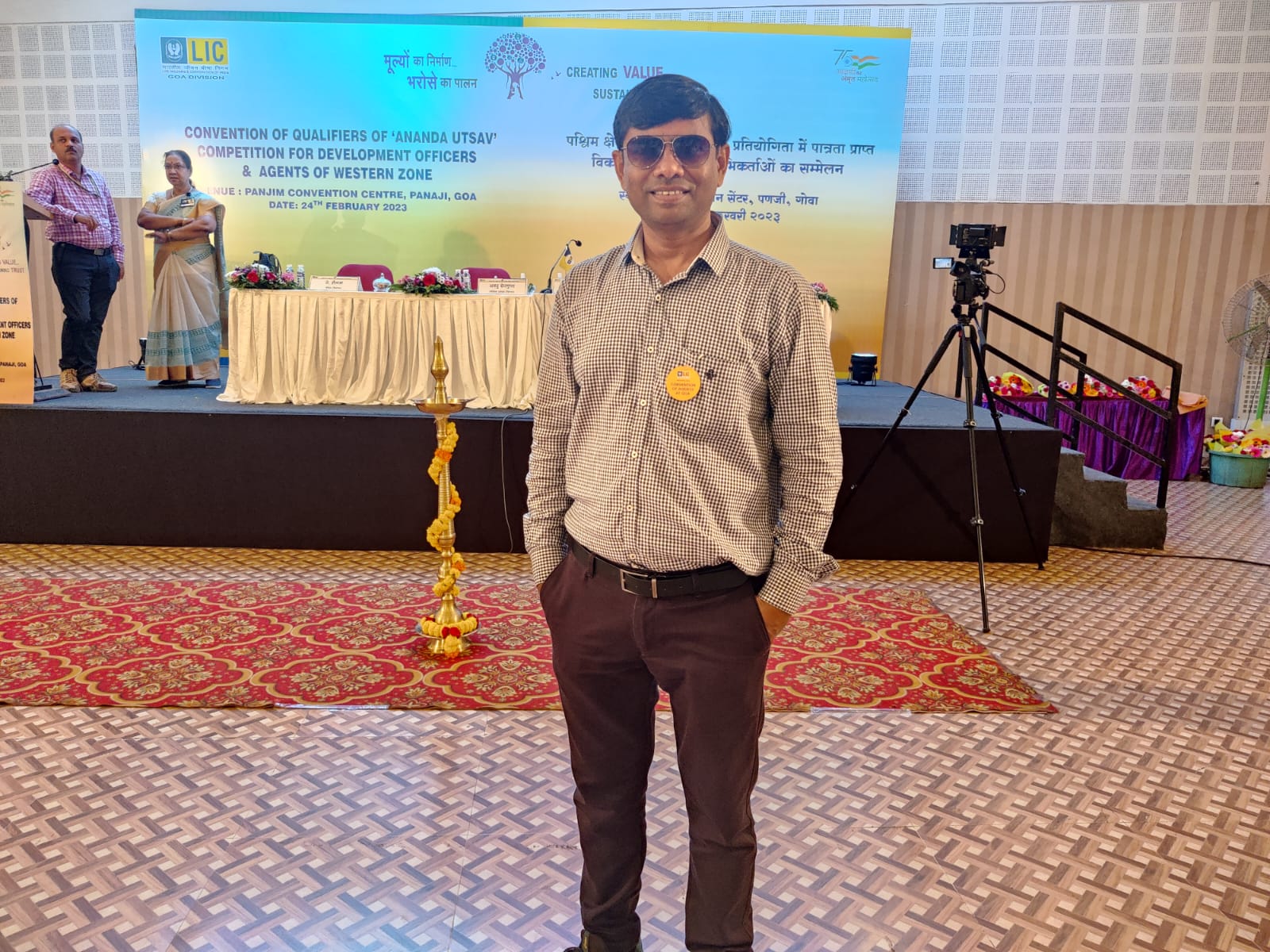 HONORING BY ZM SIR AT GOA