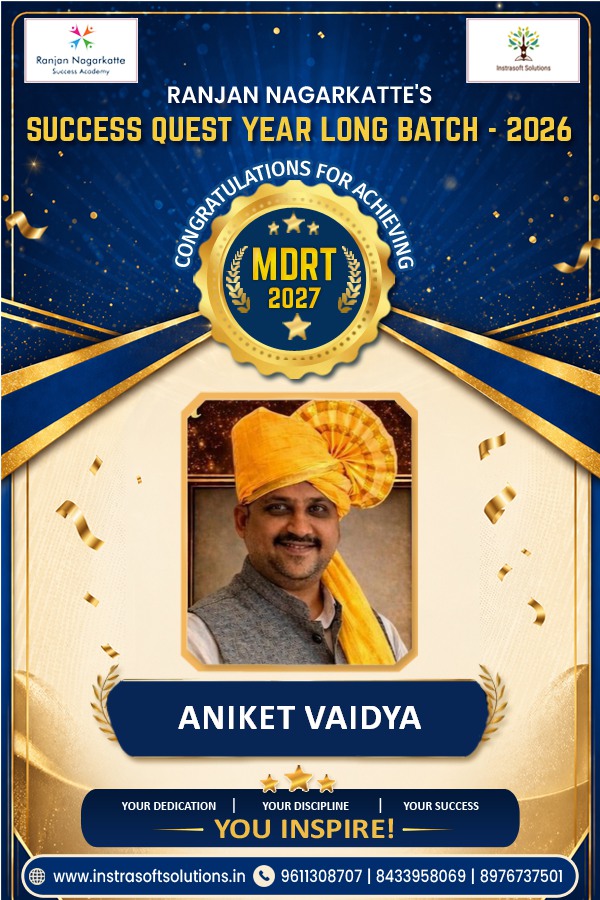 ANIKET VAIDYA-MDRT