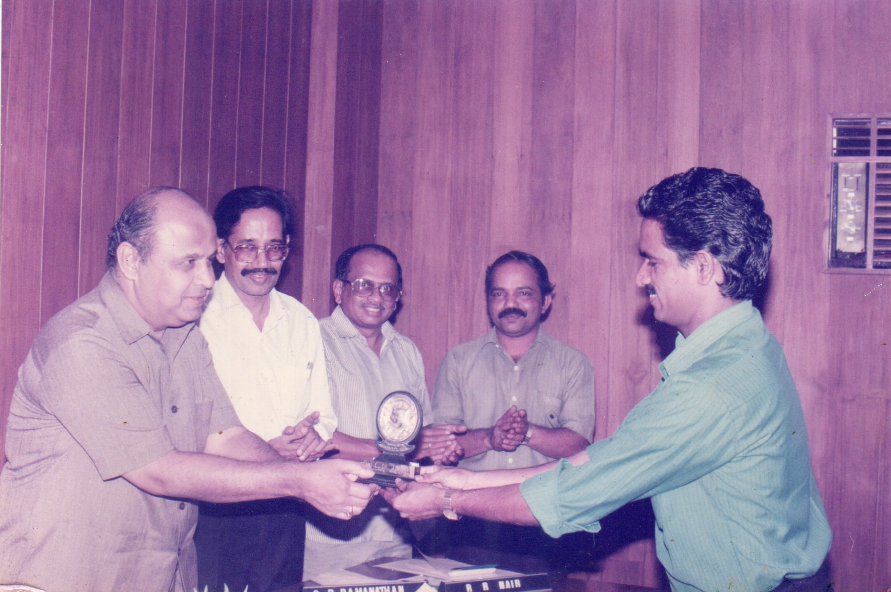 Receiving ASHA DEEP Troph from Zonal manager