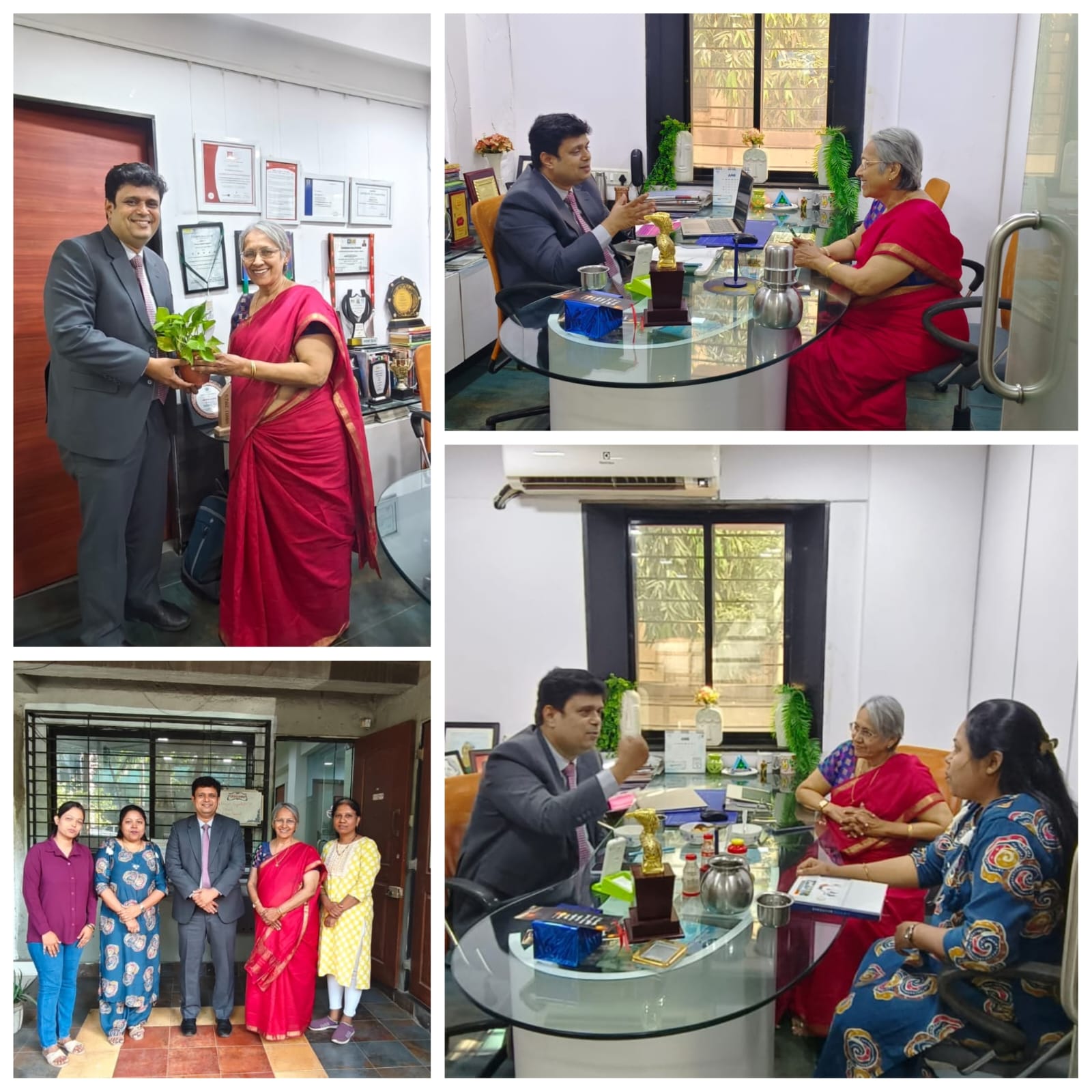 Visit to Nayna ji office in Panvel