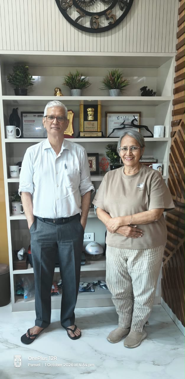 With Mr. Navin Gairola MD, Lenstech Opticals Pvt. Ltd., Taloja
